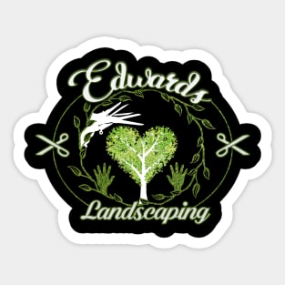 Edward's Landscaping Sticker